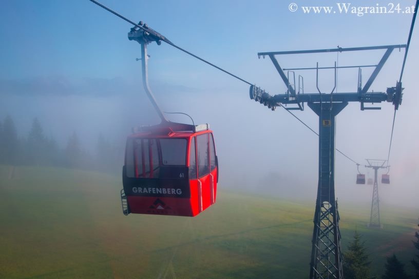 Grafenbergbahn im Nebel
