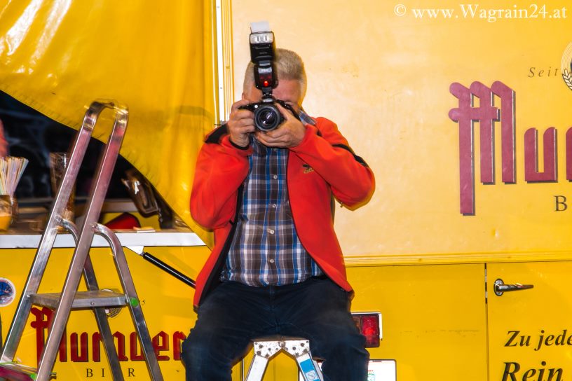 Beni Oberhuber bei der Modenschau 2014 in Wagrain