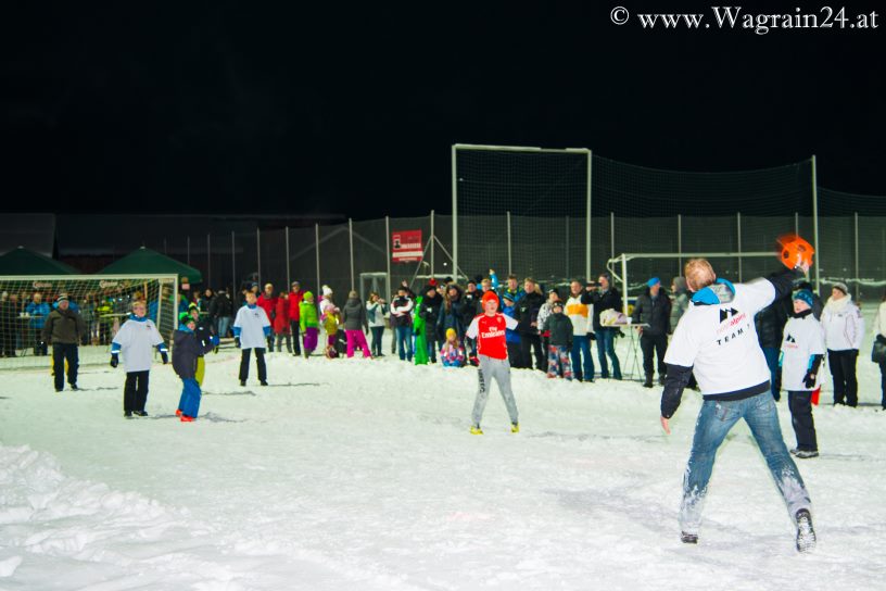 Schneefussball beim Winterfest Wagrain-Kleinarl 2015
