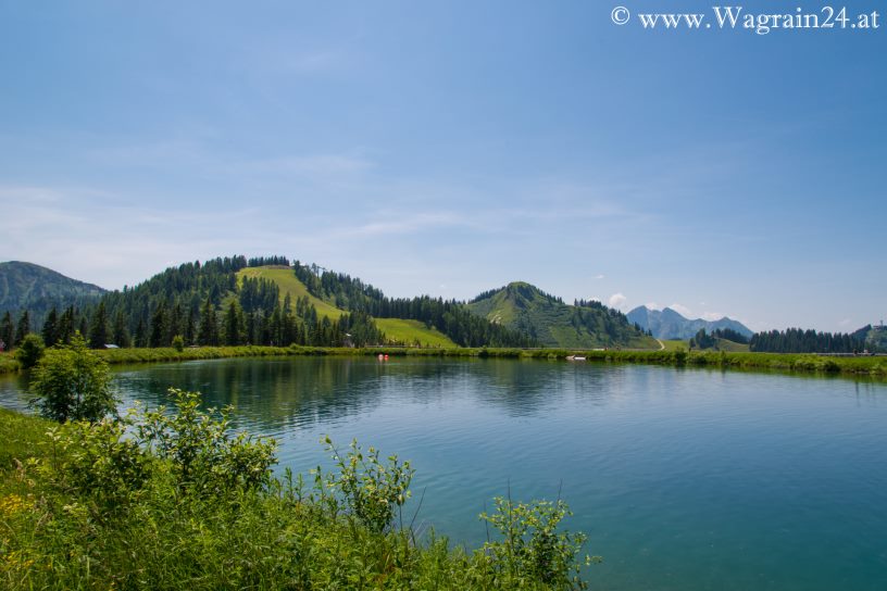 Wagrainis Grafenberg - Blick über den See