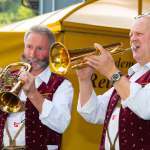 Trompeten-Solo beim Kürbisfest in Wagrain