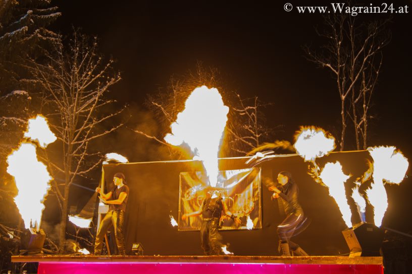 Feuershow - Secret Elements beim Winterfest Wagrain-Kleinarl 2015