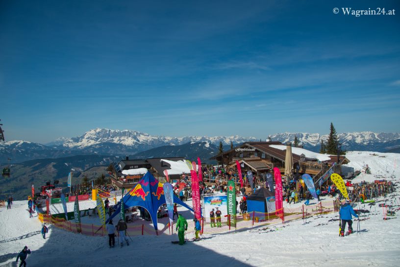 Panoramablick - Snow Volleyball Wagrain