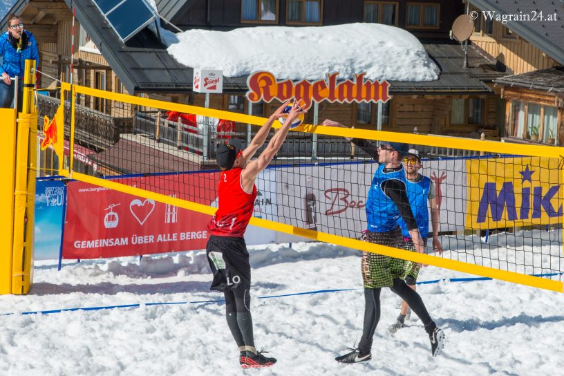 Schöner Block - Snow Volleyball Wagrain