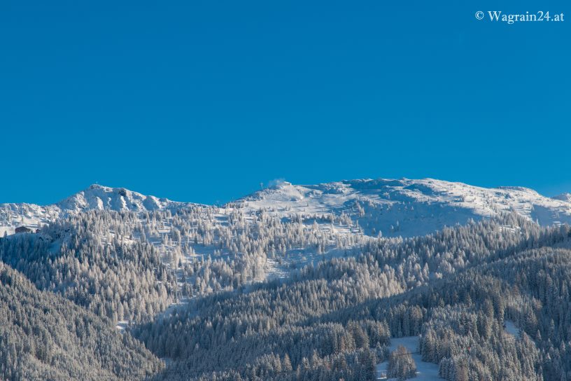 Gipfelblick Grießenkar mit Wagrainerhaus im Winter