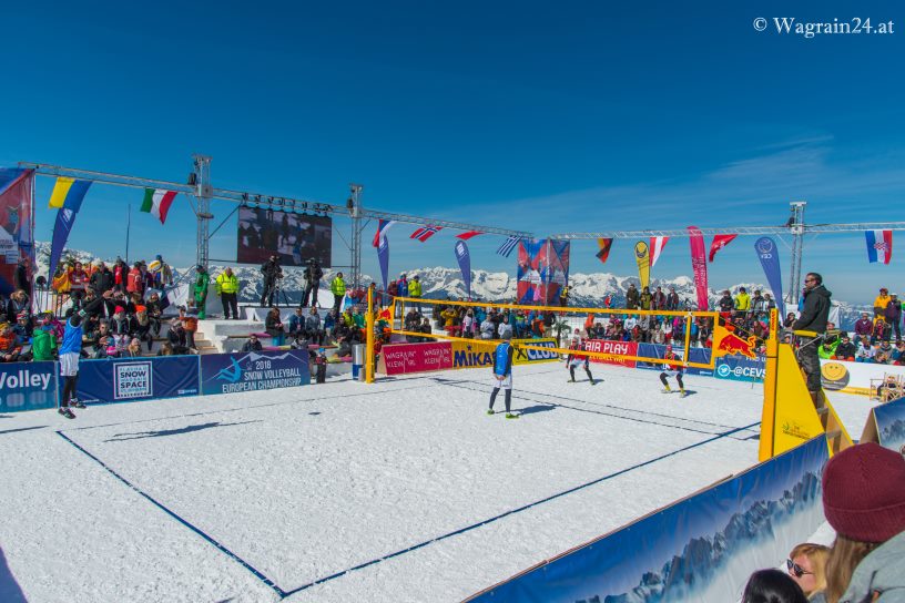 Center Court 1 Snow-Volleyball EM 2018 Wagrain