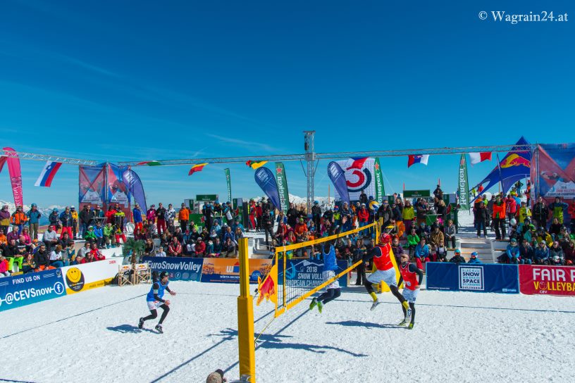 Die CEV Snow Volleyball EM 2018 Wagrain