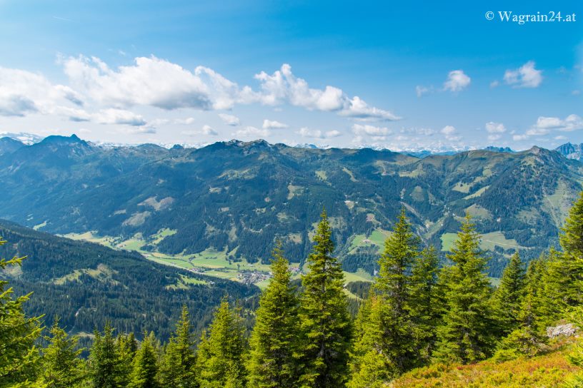 Panorama-Talblick nach Kleinarl © Wagrain24.at